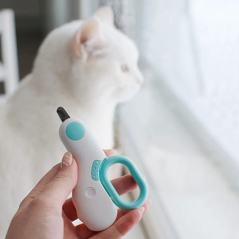 Cat Nail Clipper with LED Light