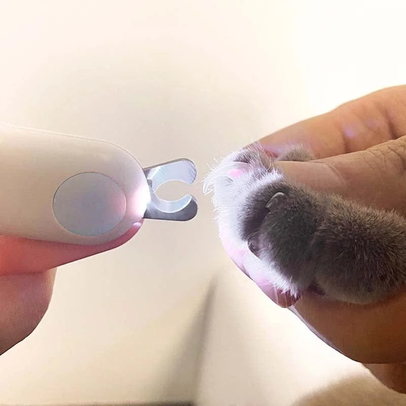 Cat Nail Clipper with LED Light