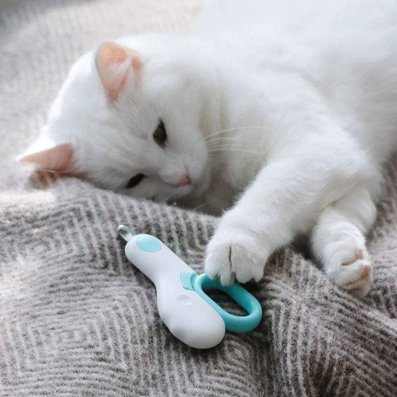 Cat Nail Clipper with LED Light