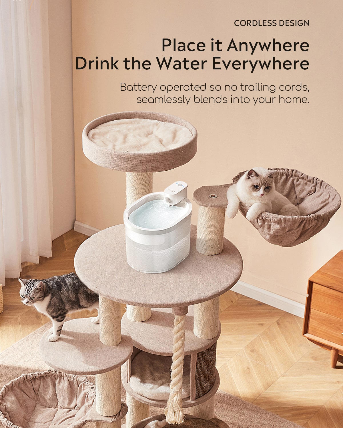 Wireless Cat Water Fountain