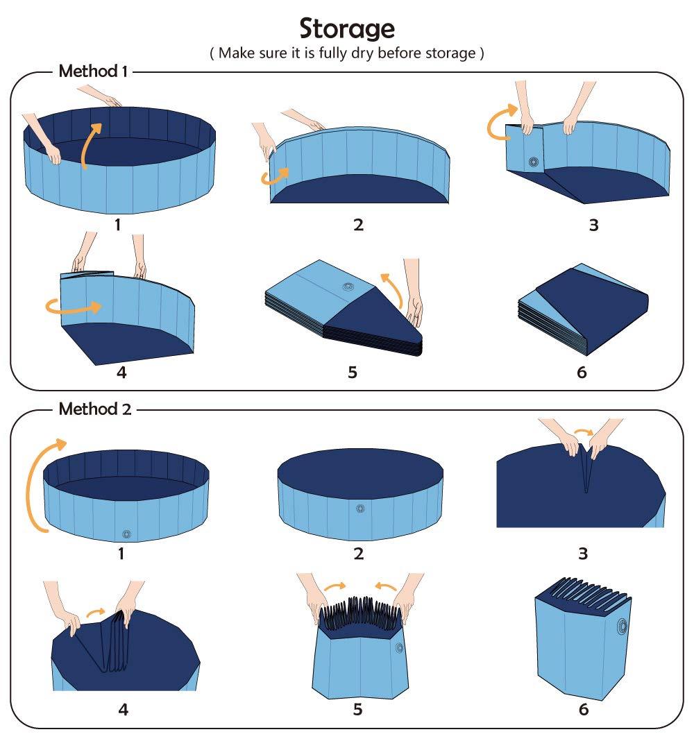 Foldable Dog Dath Pool