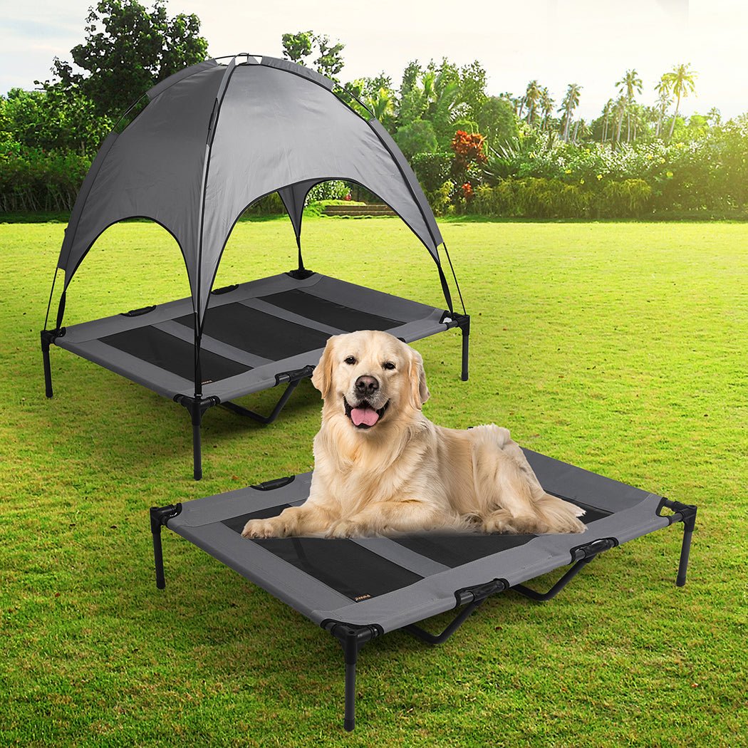 Pet Trampoline With Raised Canopy