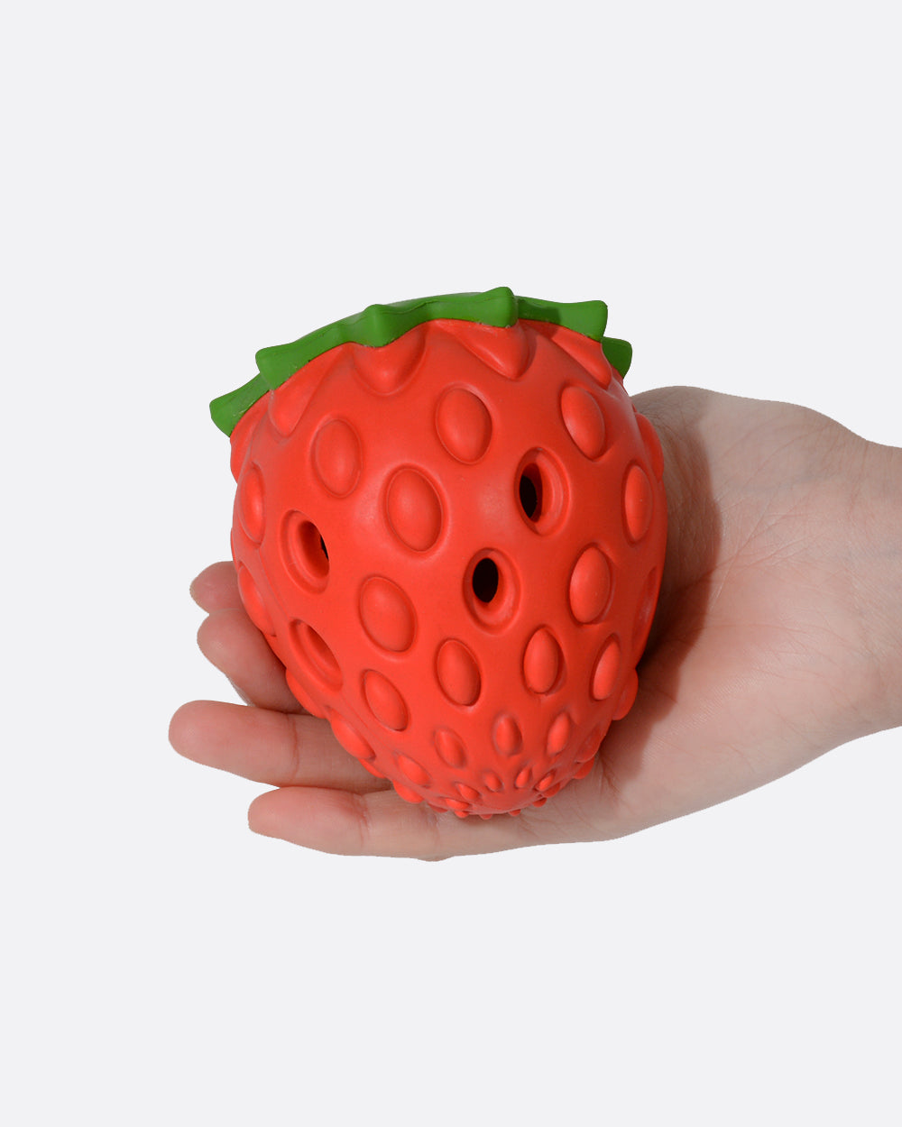 Treat Dispensing Dog Toy - Strawberry